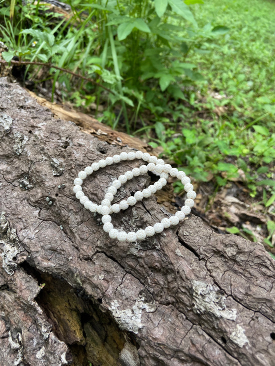 White Lava Stone Bracelet